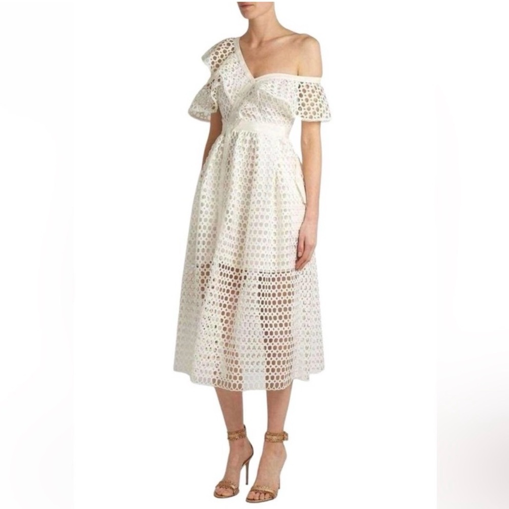 Self Portrait Eyelet Dress
